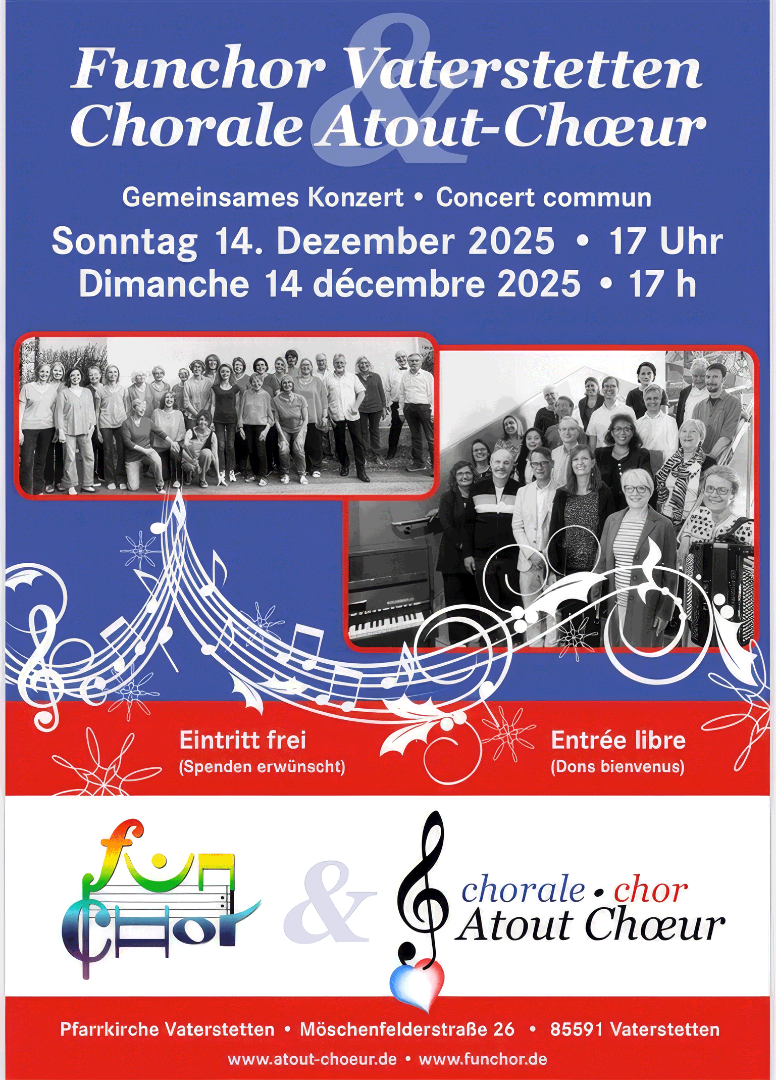 Funchor Plakat Adventskonzert 2025