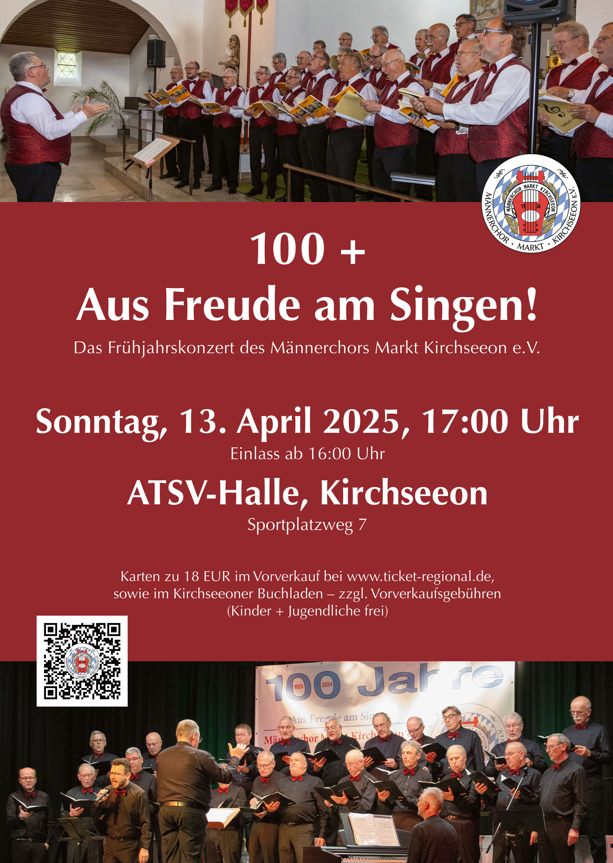 Plakat MCK Aus Freunde am Singen
